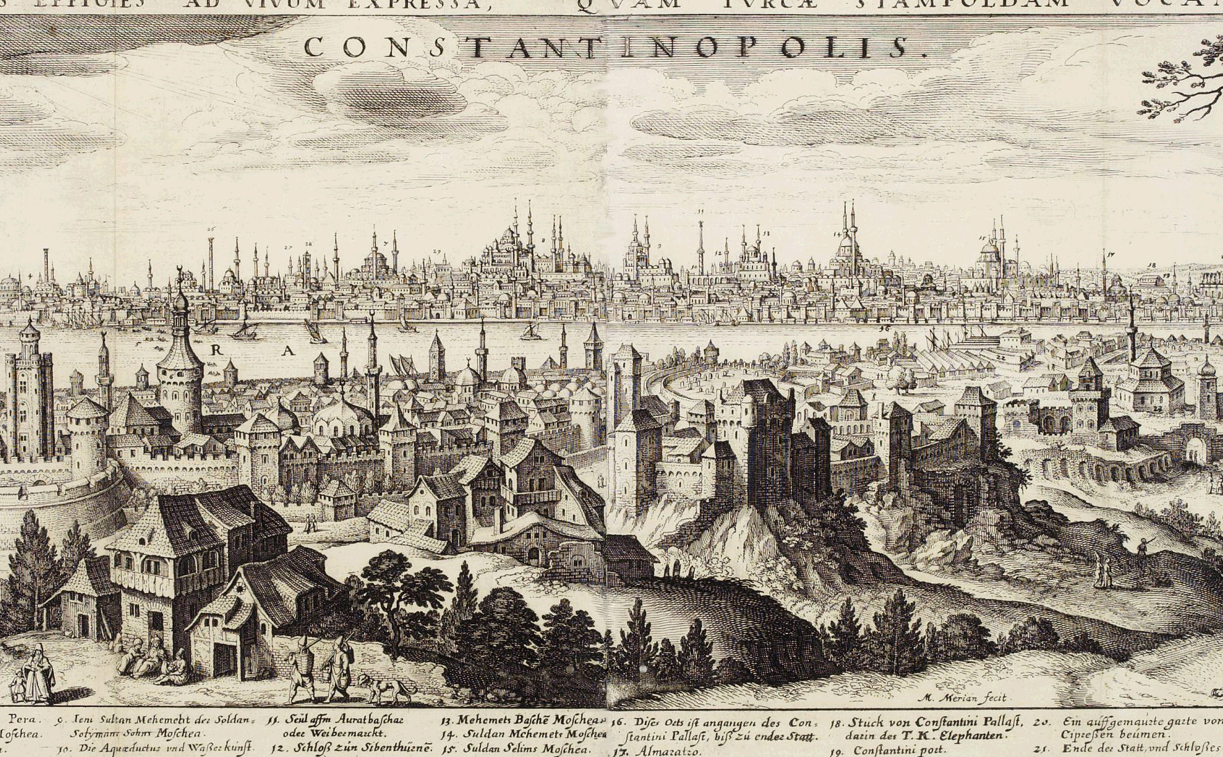Constantinople in the 17th century.